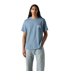 LEVIS - Polera Hombre Ss Relaxed Fit Tee Azul
