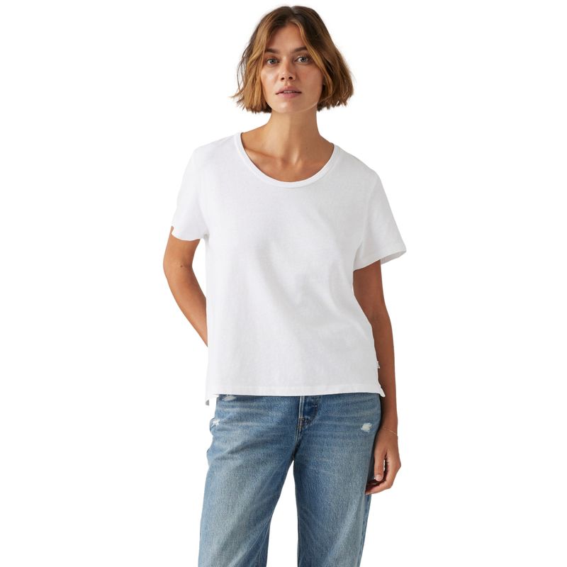 LEVIS - Polera Mujer Bridget Ss Tee Blanco Levis