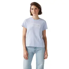 LEVIS - Polera Mujer The Perfect Tee Celeste