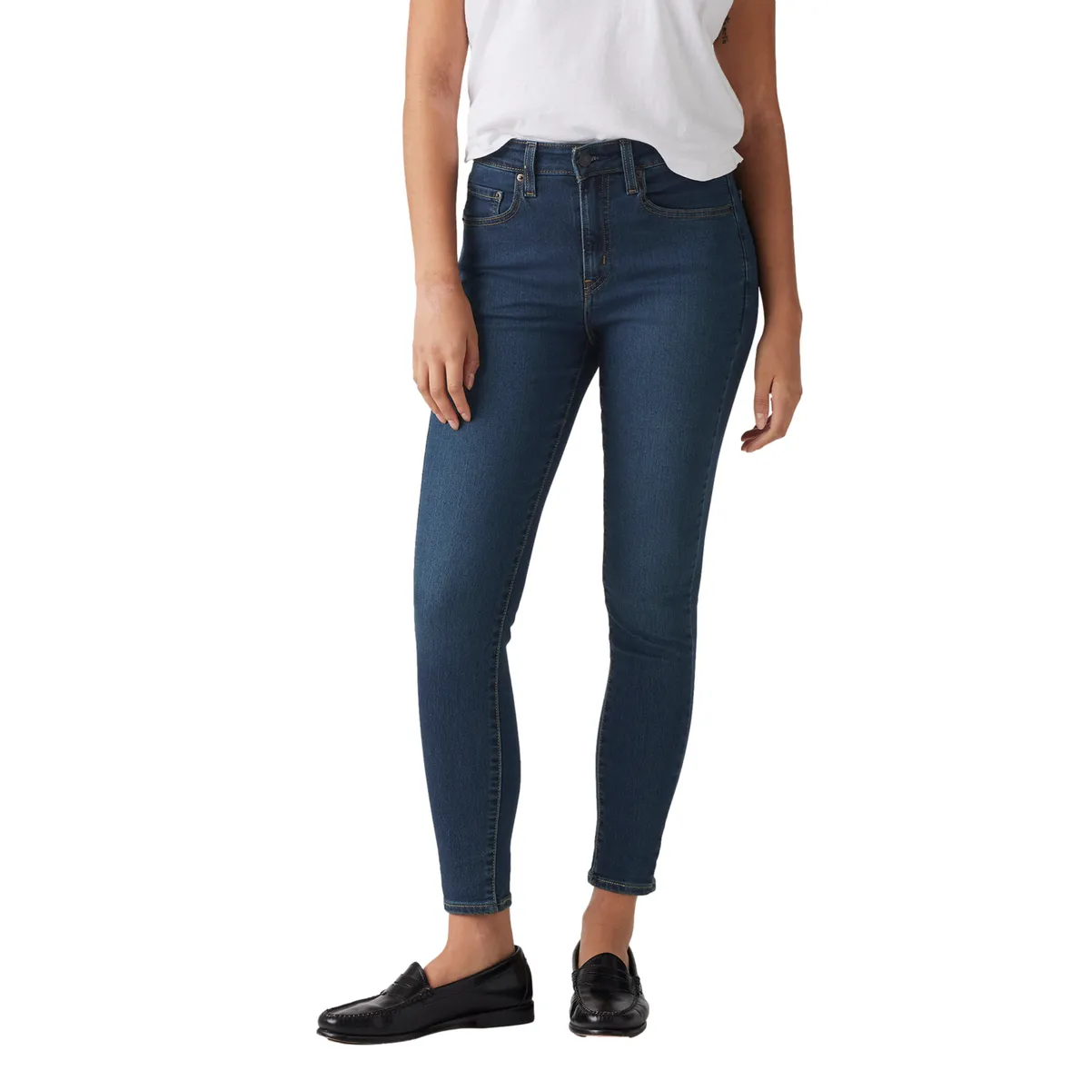 LEVIS - Jeans Mujer 721 High Rise Skinny Azul Levis