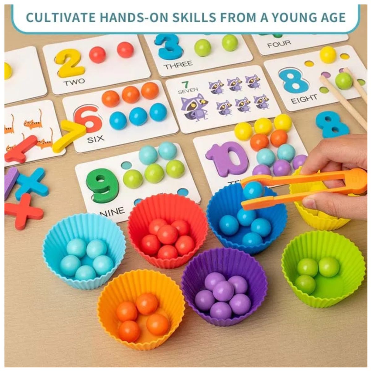 OEM - JUEGO DIDACTICO MATEMATICAS E INGENIO MONTESSORI
