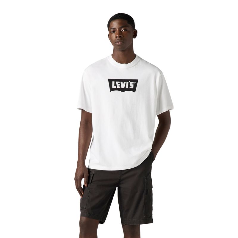 LEVIS - Polera Hombre Vintage Bw Graphic Tee Blanco Levis