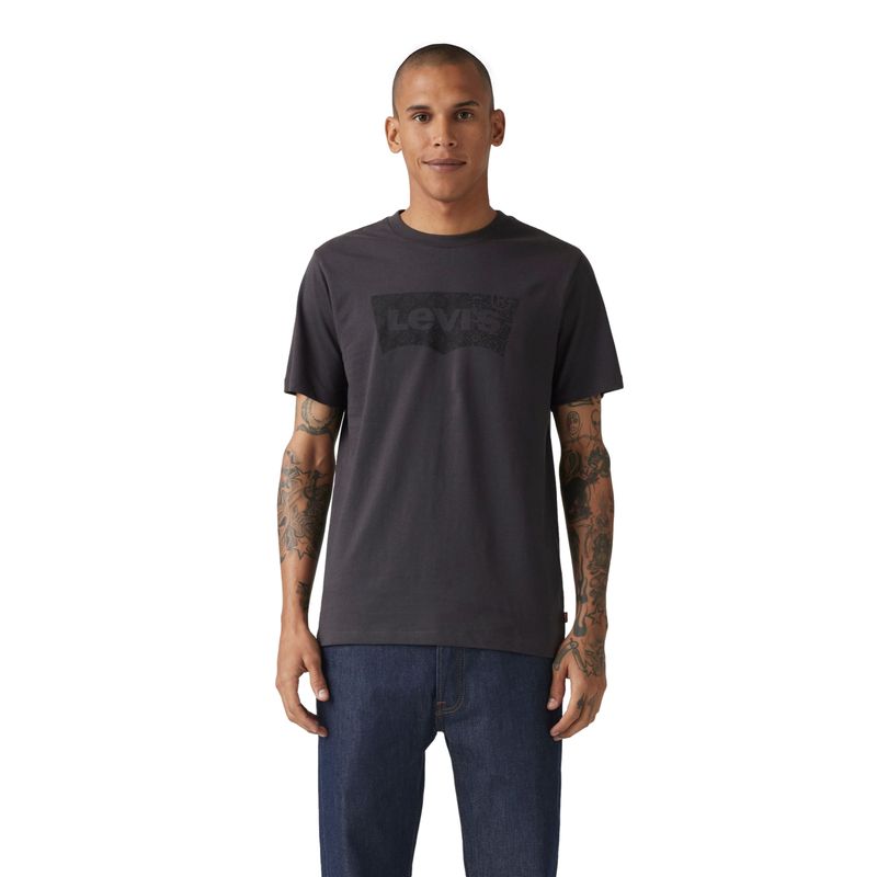LEVIS - Polera Hombre Graphic Crewneck Tee Negro Levis