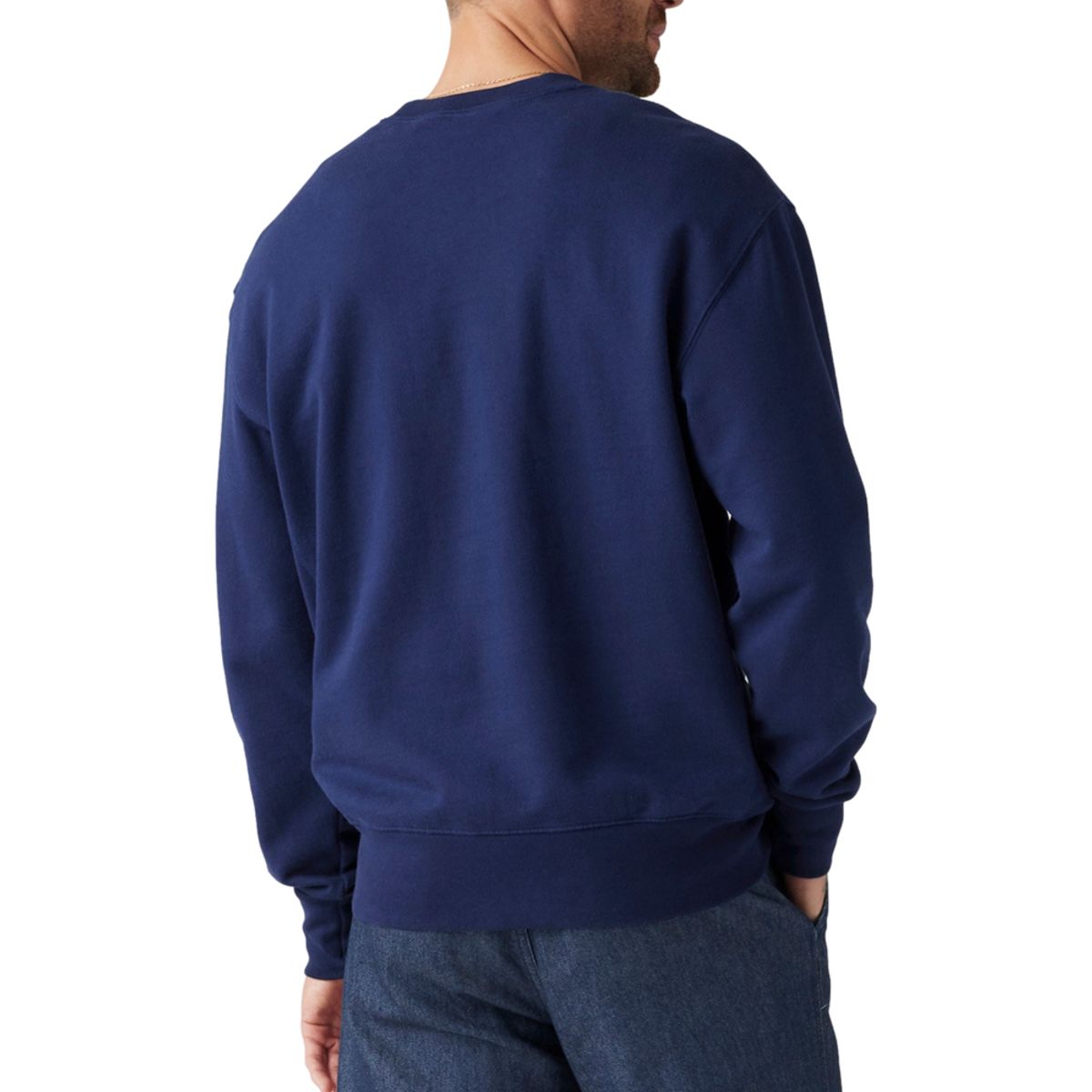 LEVIS - Polerón Hombre Authentic Crew Azul Levis