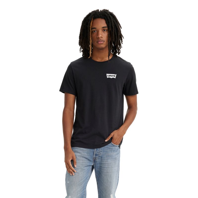 LEVIS - Polera Hombre Graphic Crewneck Tee Negro Levis