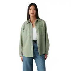 LEVIS - Camisa Mujer Iris Non Denim Shirt Verde