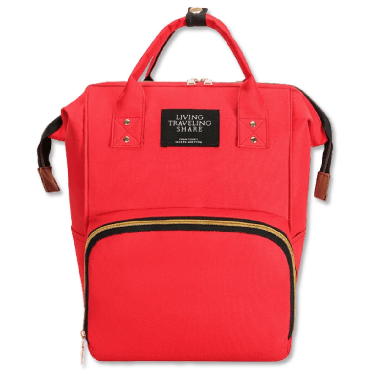 UTILISIMO - Mochila Maternal Bolso Pañalera Nylon Bebé Térmica E Impermeable Red