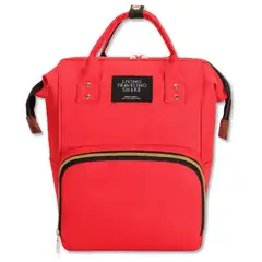 UTILISIMO - Mochila Maternal Bolso Pañalera Nylon Bebé Térmica E Impermeable Red