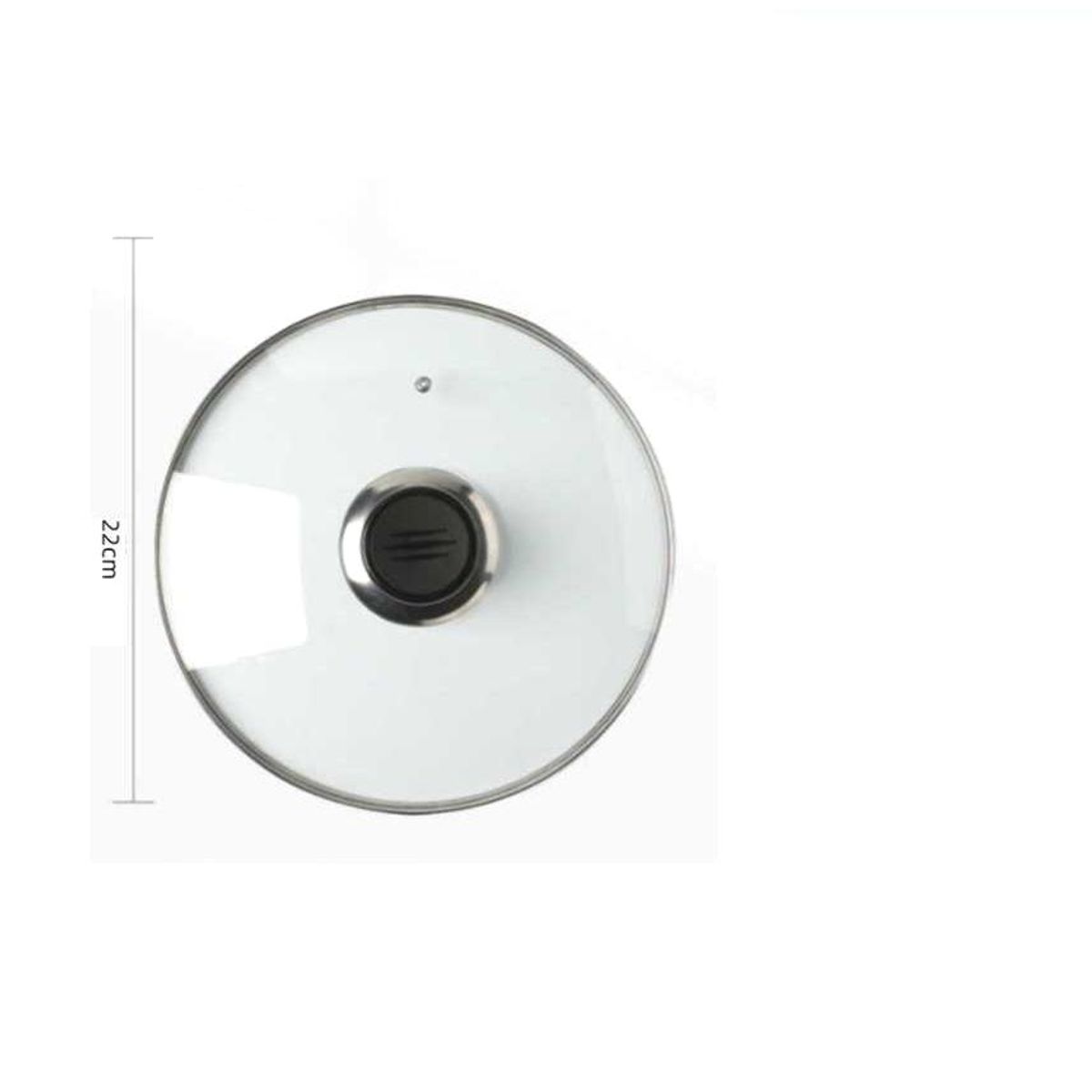 GENERICO - Tapa Para Olla De Vidrio 22 Cm