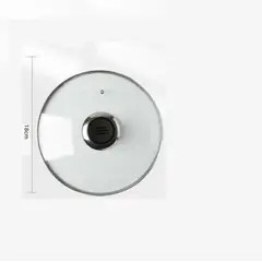 GENERICO - Tapa Para Olla De Vidrio 18 Cm