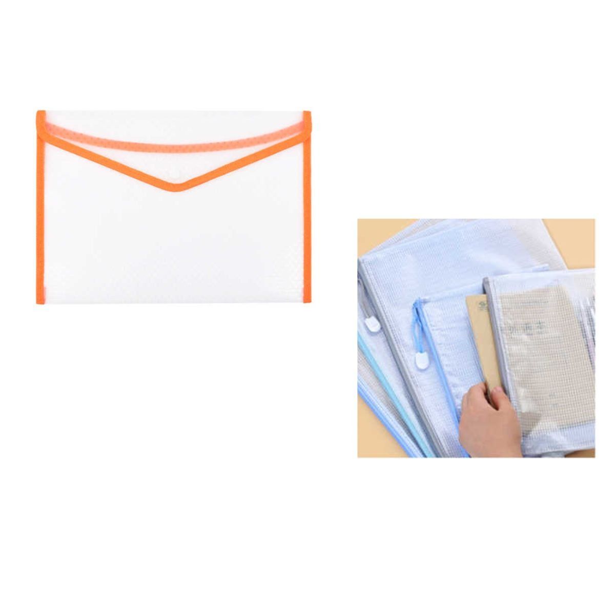 GENERICO - Pack 6 Carpetas Sobre Organizador Documento Plástico 26x36cm