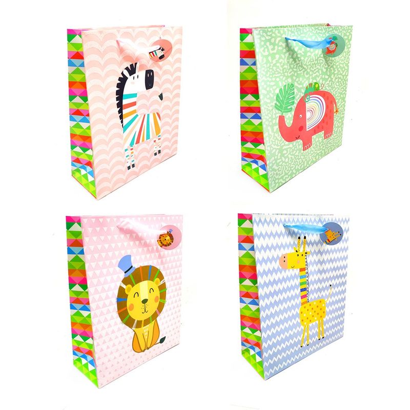 GENERICO - BOLSA DE REGALO ZOO 18X23 X12 UNI