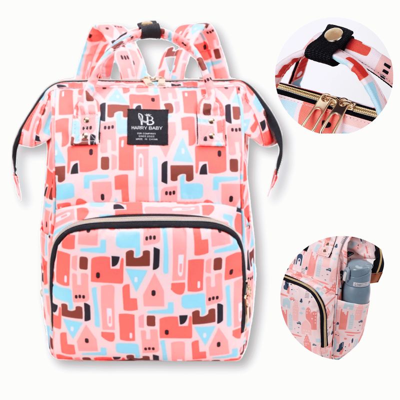 UTILISIMO - Mochila Maternal Oxford Bolso Pañalera Infantil Térmica e Impermeable