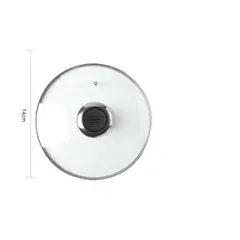 GENERICO - Tapa Para Olla De Vidrio 14 Cm