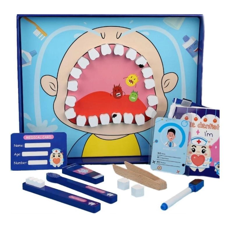 GENERICO - Juego De Madera Doctor Niños Juguete Didáctico Madera