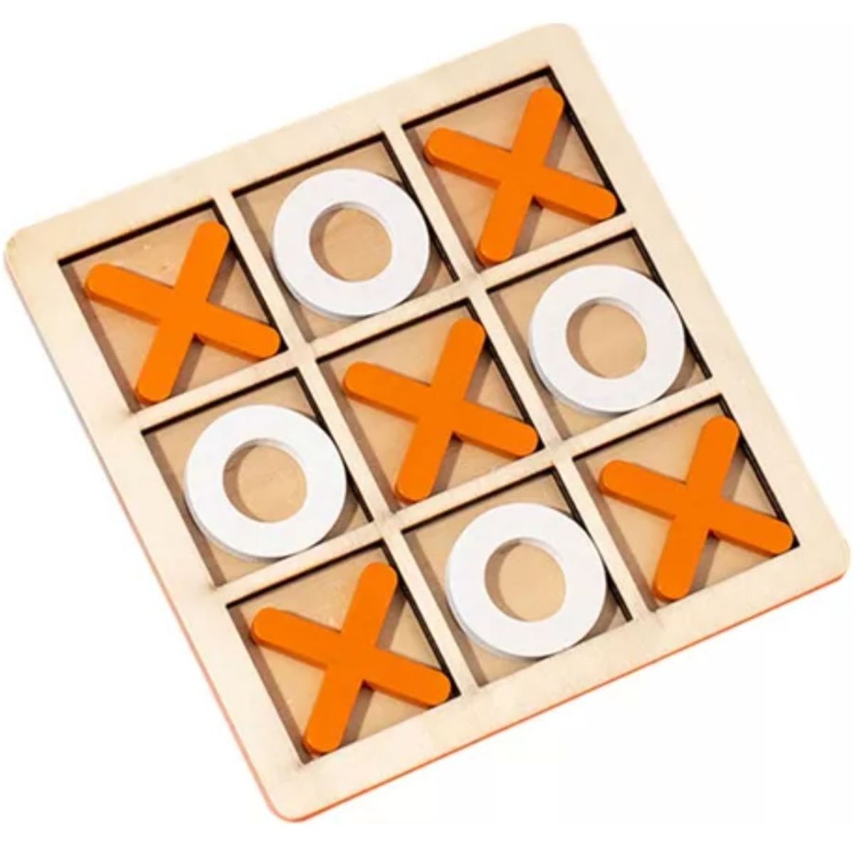 GENERICO - Juego De Mesa Clásico Juego Del Gato En Madera X Y 0