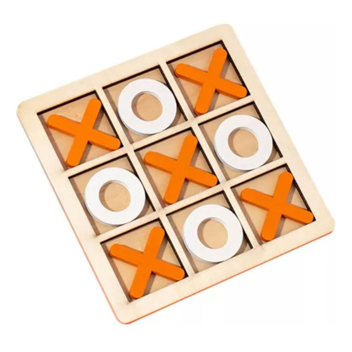 GENERICO - Juego De Mesa Clásico Juego Del Gato En Madera X Y 0