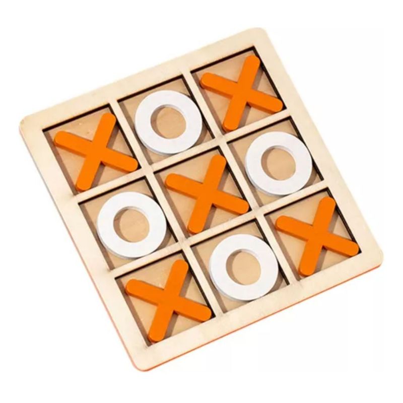 GENERICO - Juego De Mesa Clásico Juego Del Gato En Madera X Y 0