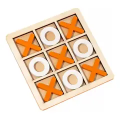 GENERICO - Juego De Mesa Clásico Juego Del Gato En Madera X Y 0