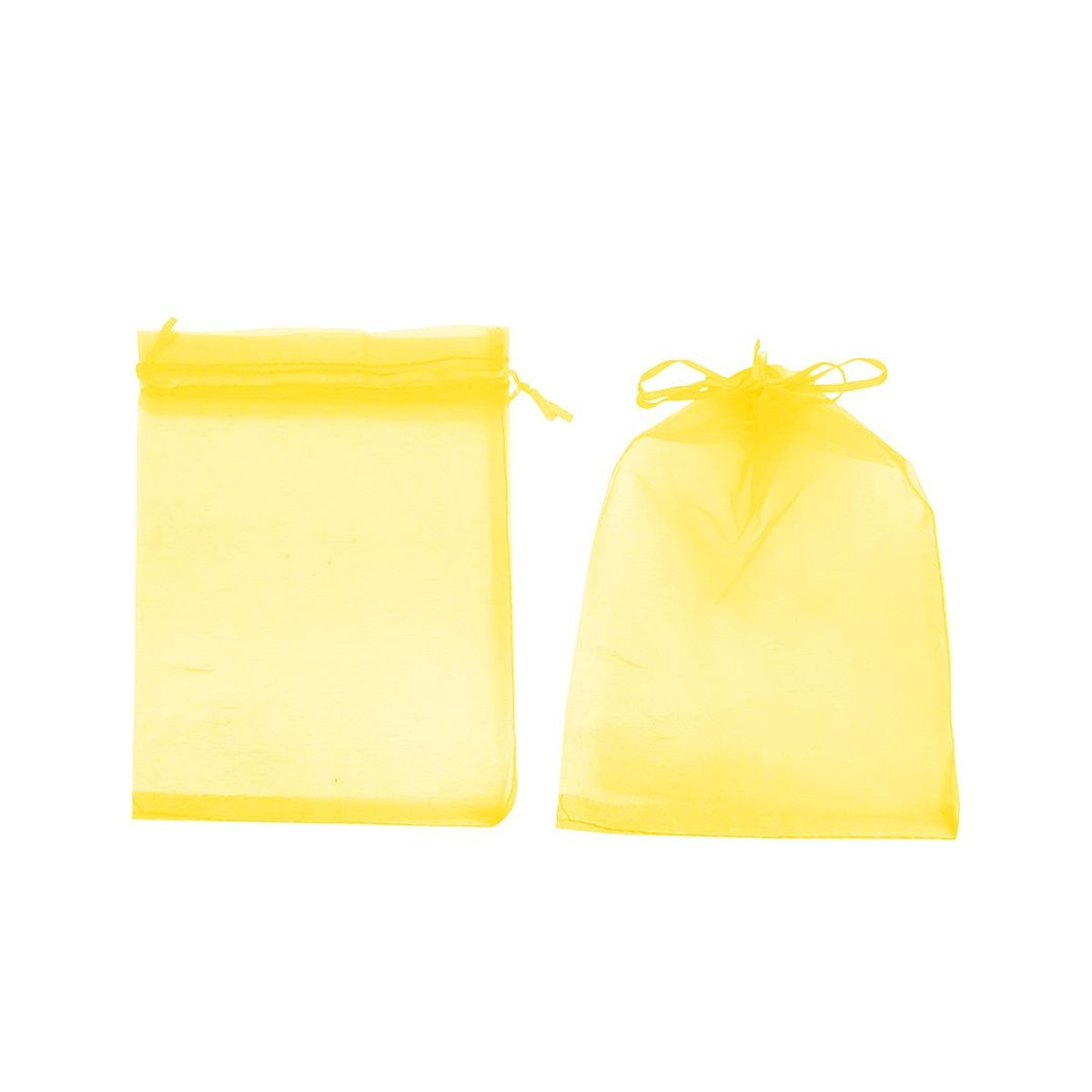GENERICO - BOLSA ORGANZA AMARILLO 9X12CM X12UNI