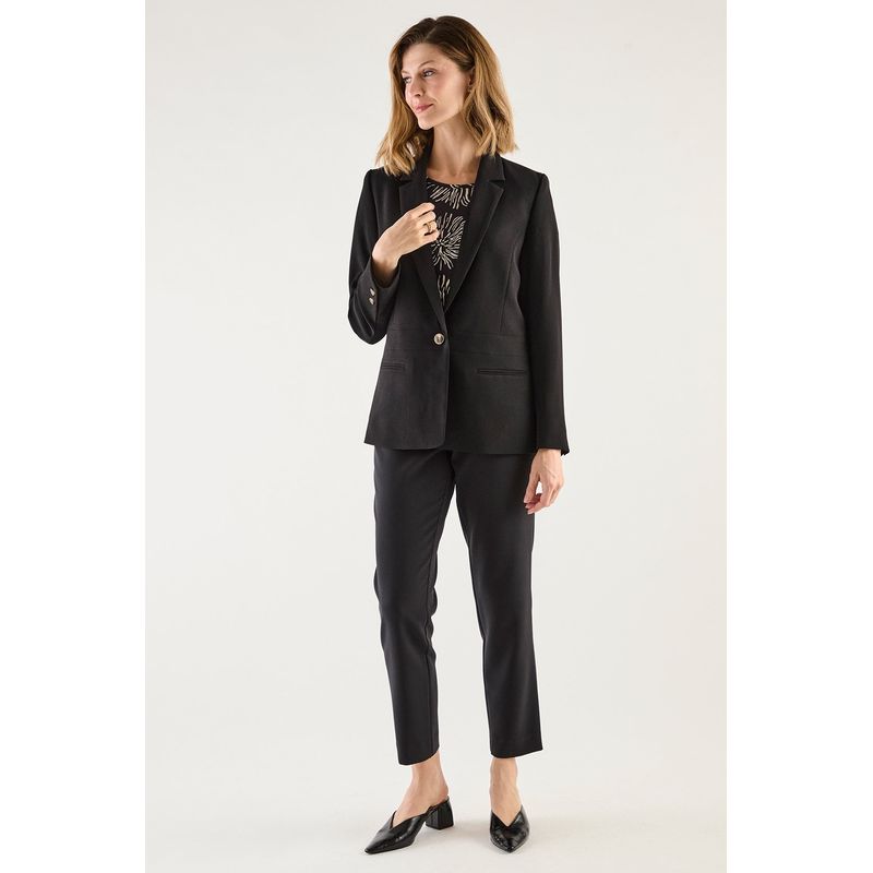 MA GRIFFE - Blazer Negro Mujer Magriffe