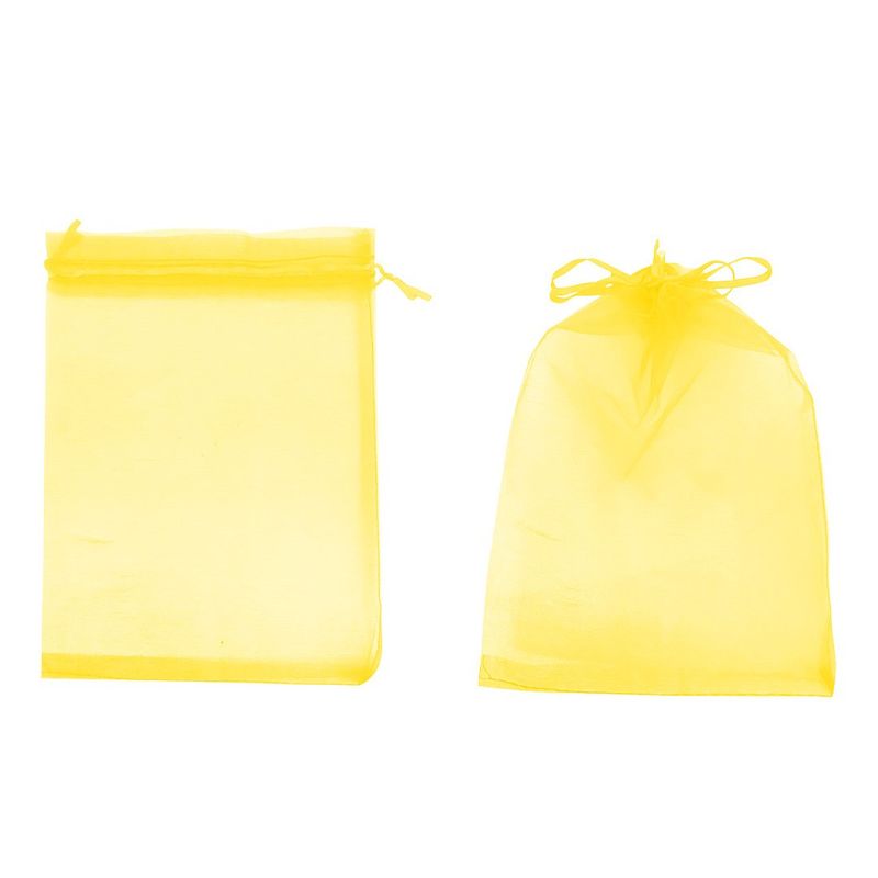 GENERICO - BOLSA ORGANZA AMARILLO 17X23CM X12UNI