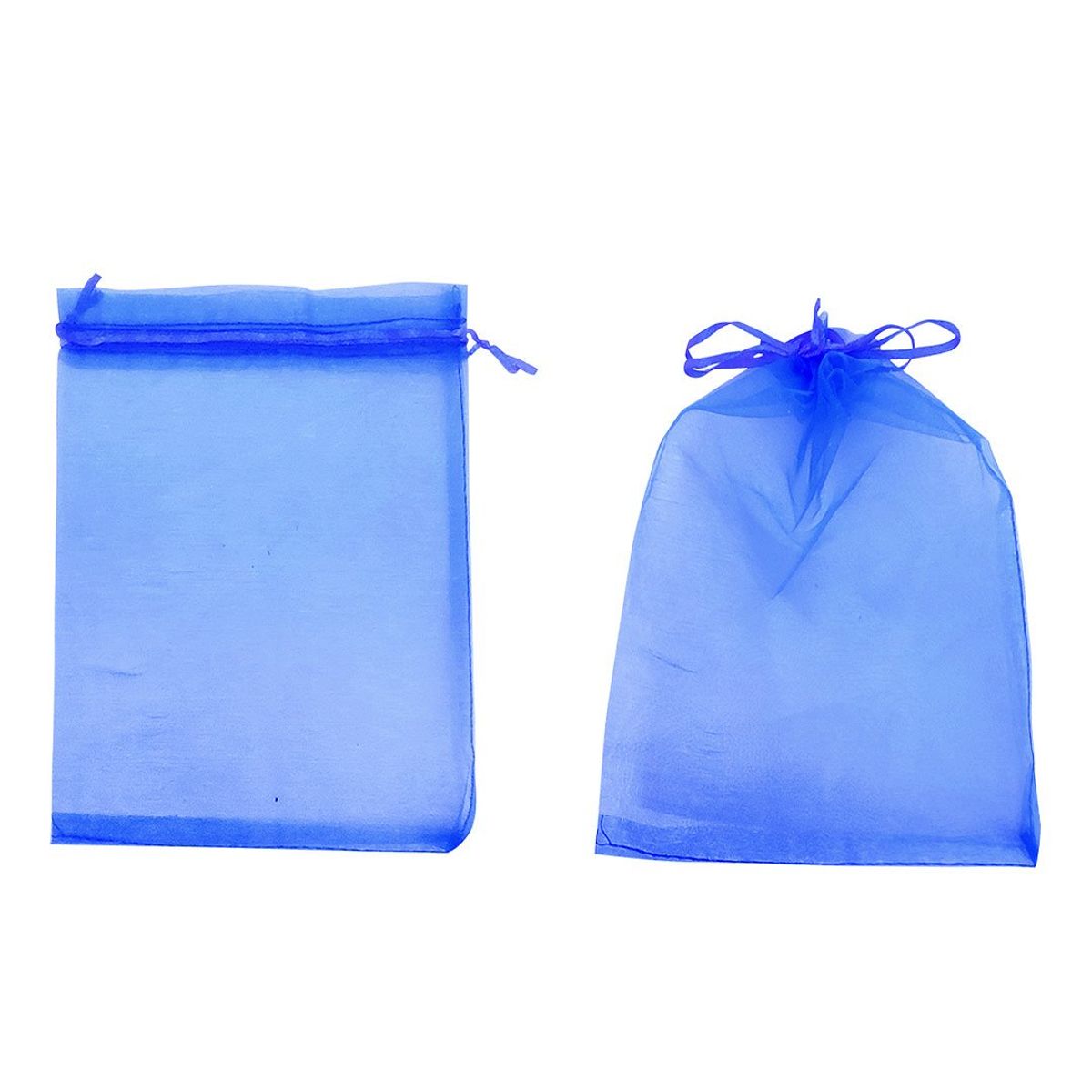 GENERICO - BOLSA ORGANZA AZUL REY 17X23CM X12UNI