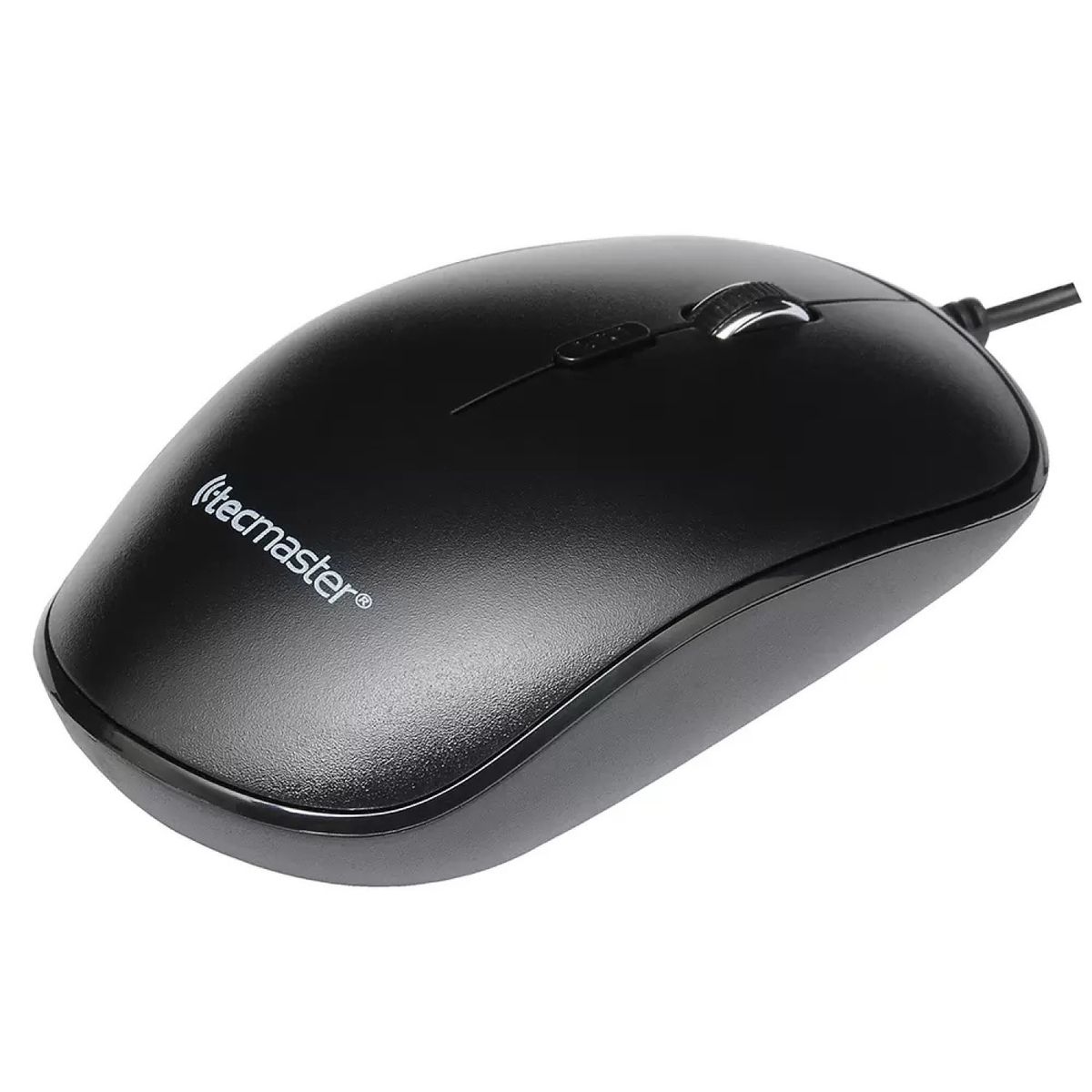 TECMASTER - Mouse Óptico con Cable USB 1600 dpi Tecmaster Negro