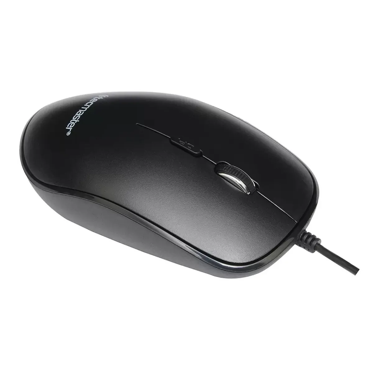 TECMASTER - Mouse Óptico con Cable USB 1600 dpi Tecmaster Negro