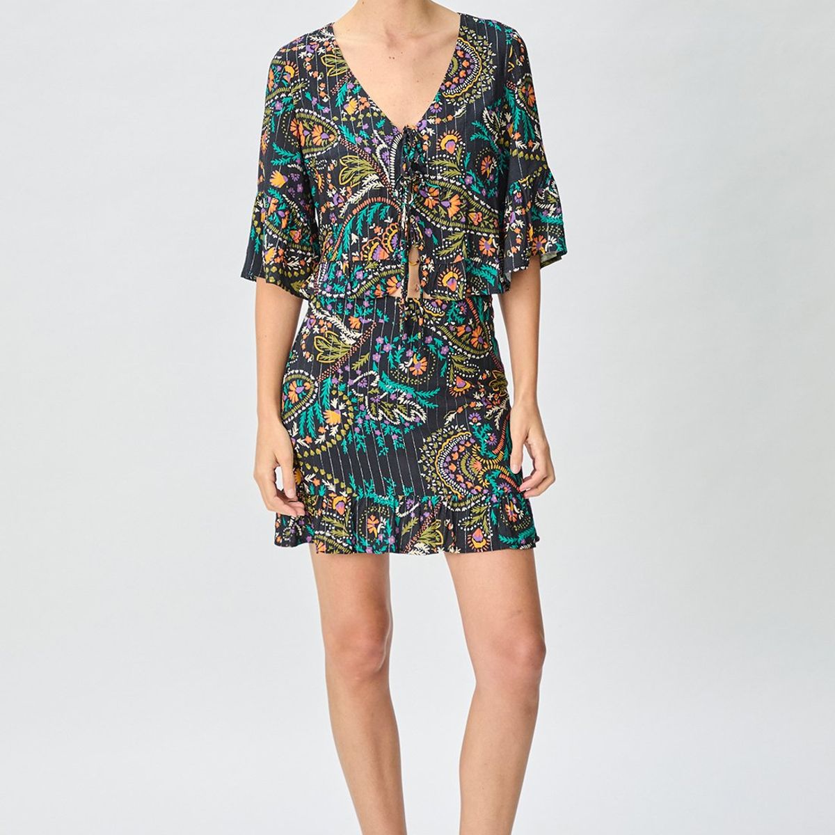 IO - Falda Corta Negro Mujer Io