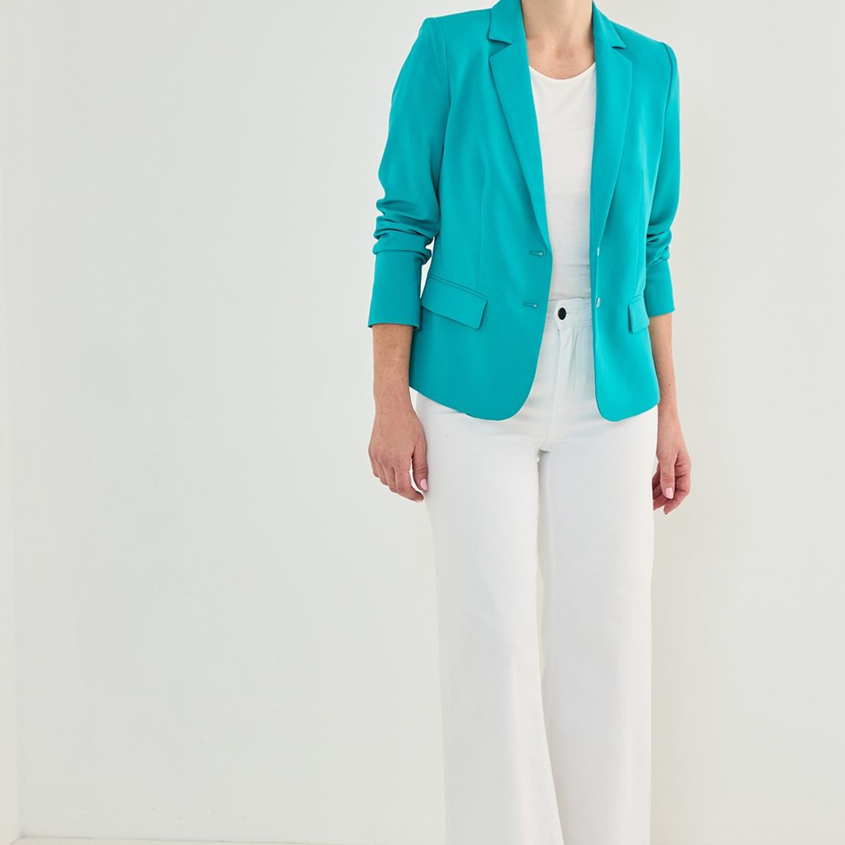 MA GRIFFE - Blazer Verde Cata Mujer Magriffe
