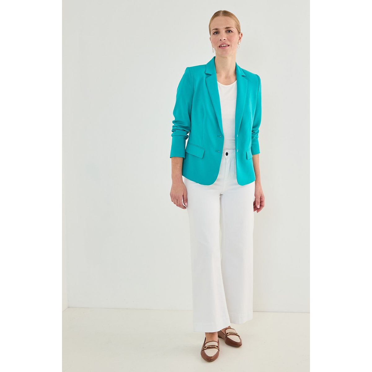 MA GRIFFE - Blazer Verde Cata Mujer Magriffe