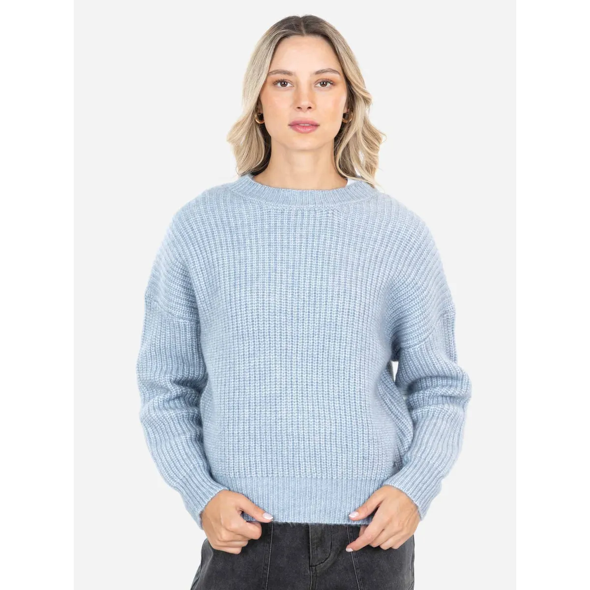 MAUI AND SONS - Sweater Palmor Celeste Mujer Maui And Sons - Celeste