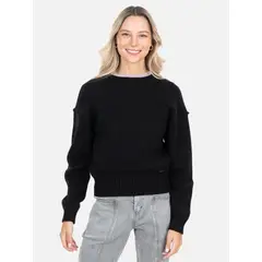 MAUI AND SONS - Sweater Luauva Negro Mujer - Negro