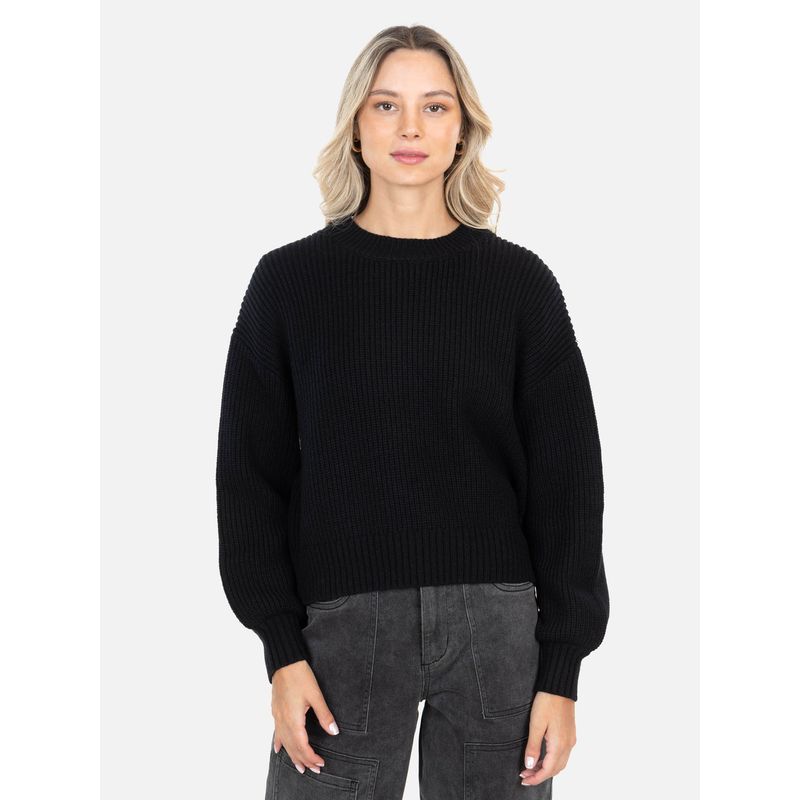 MAUI AND SONS - Sweater Islenis Negro Mujer Maui And Sons - Negro