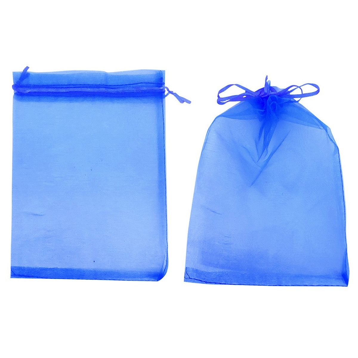 GENERICO - BOLSA ORGANZA AZUL REY 20X29CM X12UNI