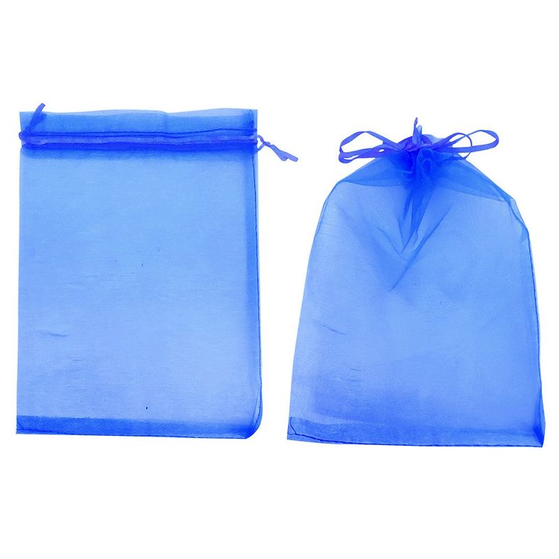 GENERICO - BOLSA ORGANZA AZUL REY 20X29CM X12UNI