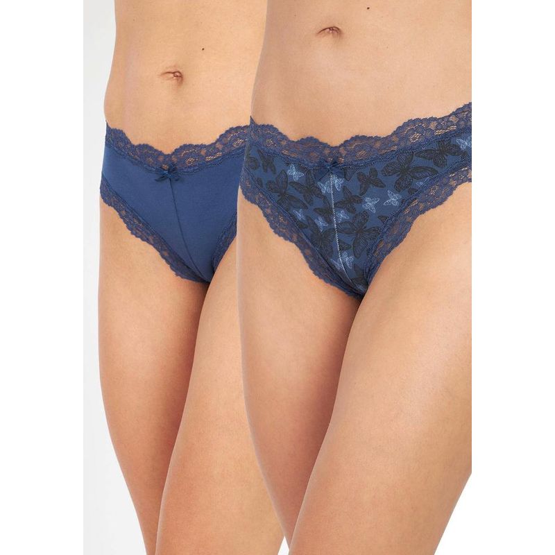 KAYSER - PACK 2X  Culotte Algodón P214013 Kayser - Azul