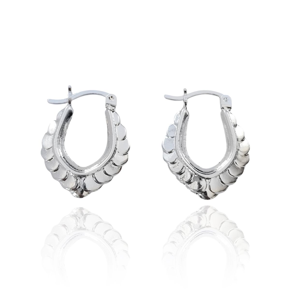 COGGIOLA - Aros Argollas Karina Plata Fina 925