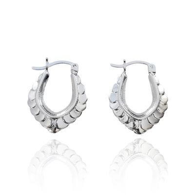 Imagen 2 del producto Aros Argollas Karina Plata Fina 925