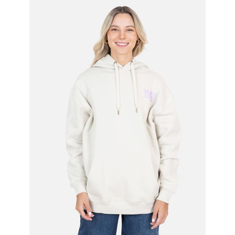 MAUI AND SONS - Poleron Canguro Swell Beige Mujer Maui And Sons - Beige