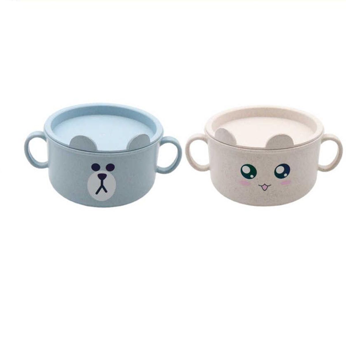 GENERICO - Tazón Bowl Con Tapa Para Bebes Niños