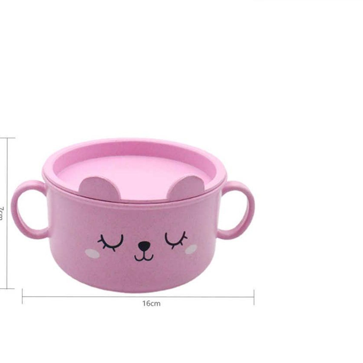 GENERICO - Tazón Bowl Con Tapa Para Bebes Niños