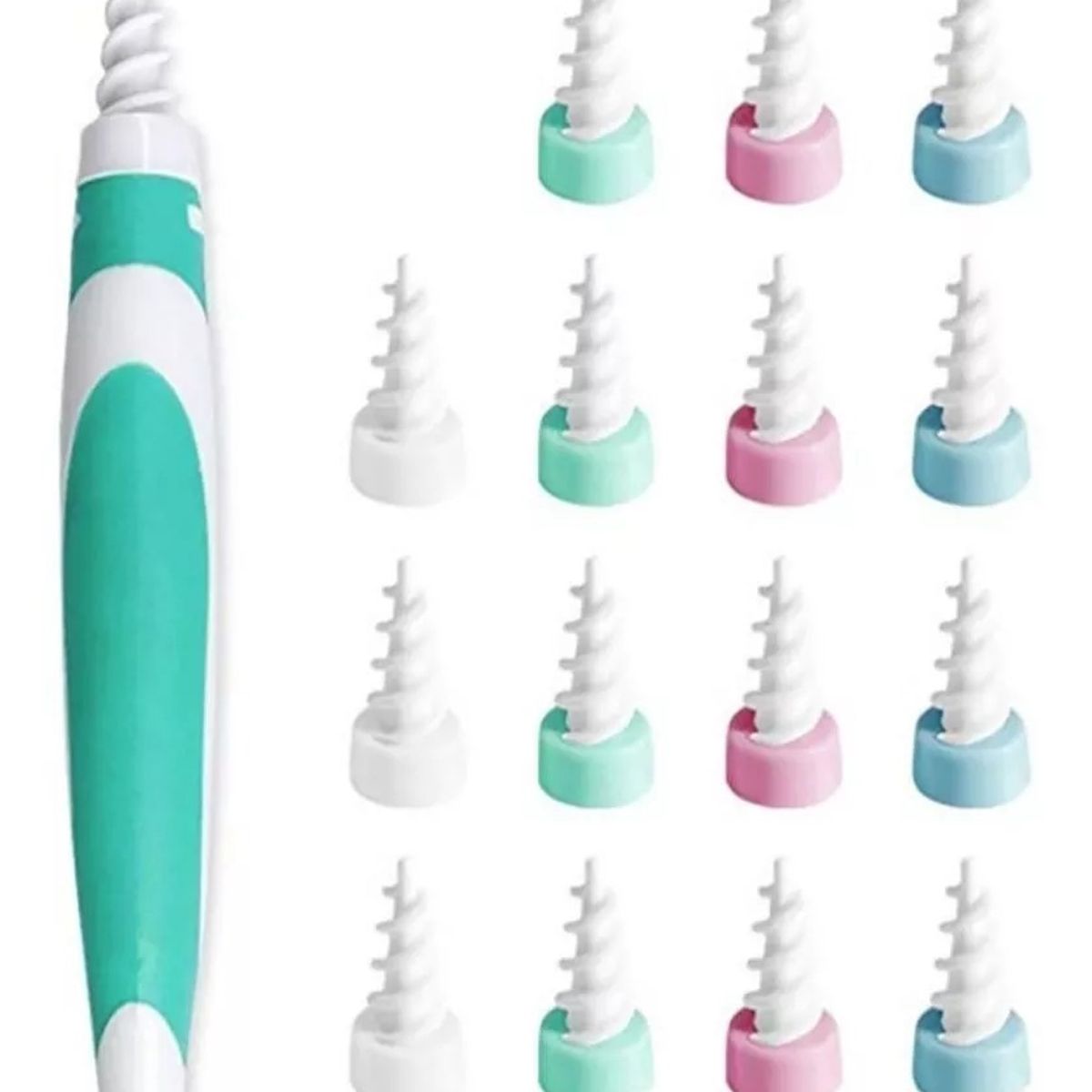 GENERICO - Kit De Limpieza Para Orejas 16cabeza Blanda Limpiador Oidos