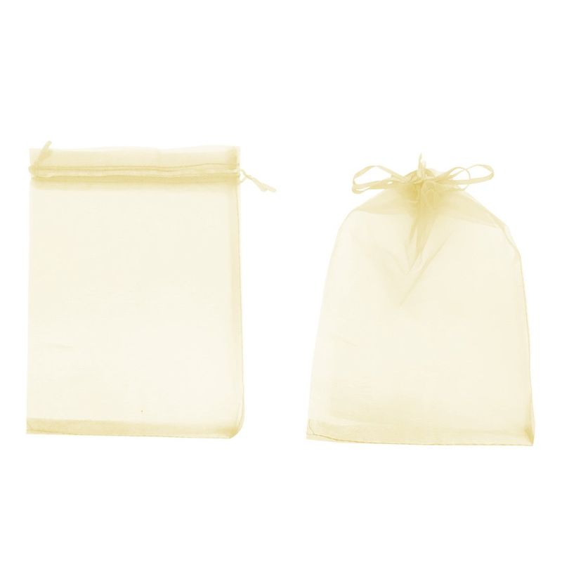 GENERICO - BOLSA ORGANZA BEIGE 17X23CM X12UNI