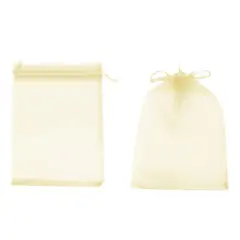GENERICO - BOLSA ORGANZA BEIGE 17X23CM X12UNI