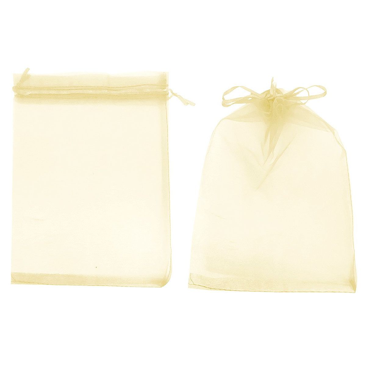 GENERICO - BOLSA ORGANZA BEIGE 20X29CM X12UNI