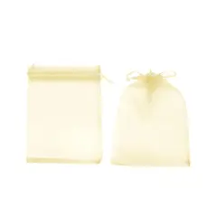 GENERICO - BOLSA ORGANZA BEIGE 9X12CM X12UNI