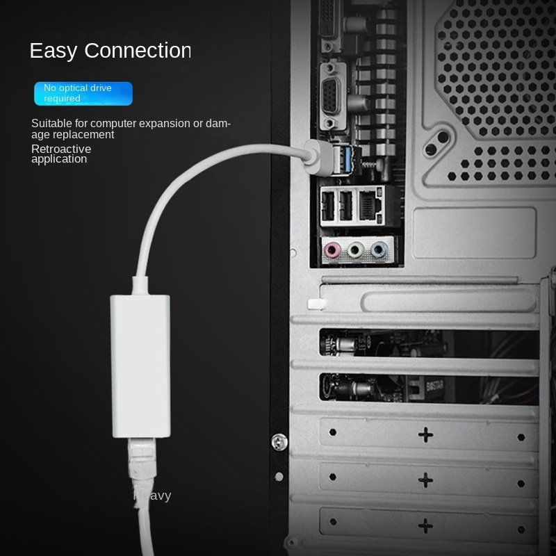 GENERICO - Adaptador usb 2.0 ethernet