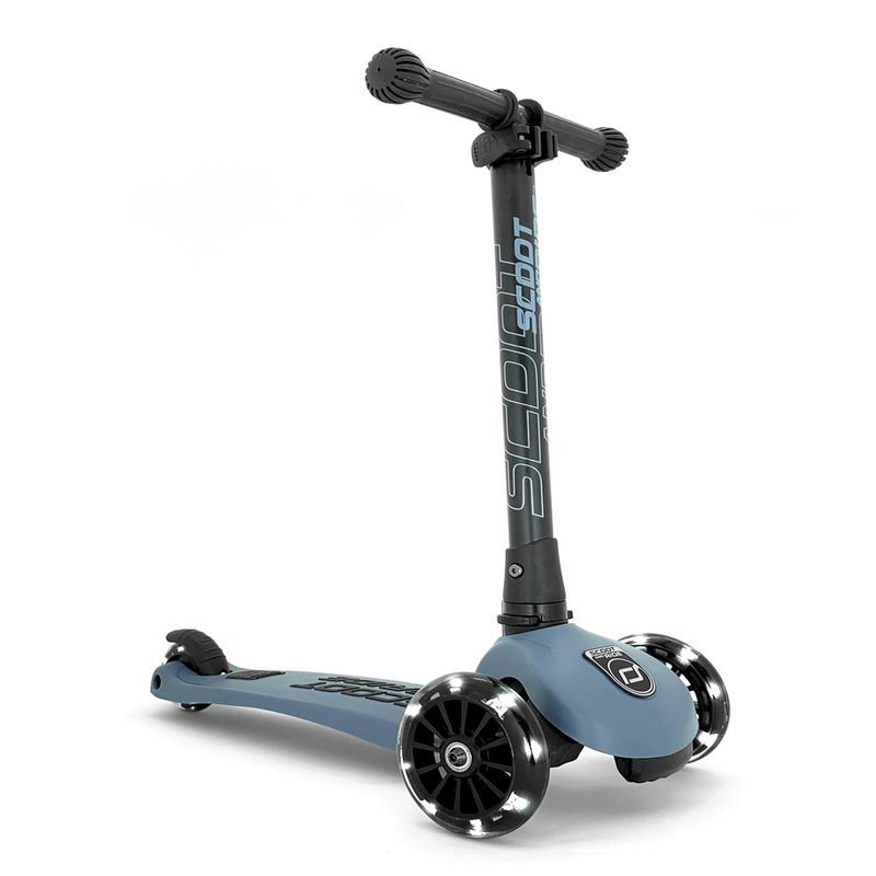 SCOOT AND RIDE - Scooter Highwaykick 3 LED Acero Scoot and Ride